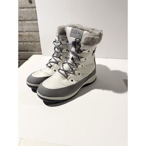 NEW Eddie Bauer Walla Snow Boots Women's Size 8 Gray Waterproof Winter Boots